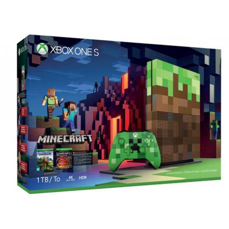 Igralna konzola Microsoft Xbox One S 1TB Minecraft Limited Edition Bundle