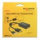 Adapter HDMI M - Displayport 1.2 Aktivni 25cm Delock