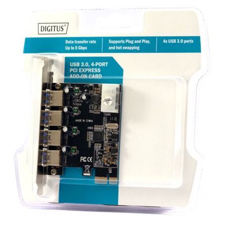 Razširitvena kartica Digitus DS-30221 USB 3.0 4xA