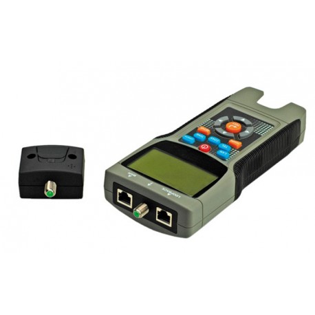 Tester mrežni RJ11, RJ12, RJ45 Value Digitalni Cat5e, Cat6, Cat6a, Coax