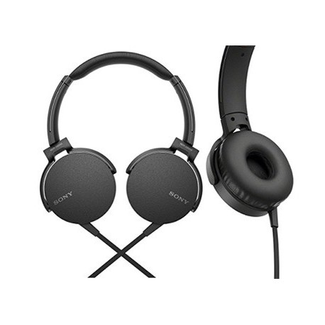 Slušalke z mikrofonom SONY MDR-XB550APB, črne