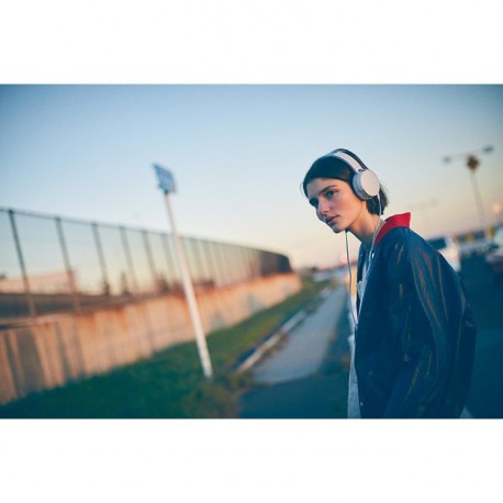 Slušalke z mikrofonom SONY MDR-XB550APW, bele