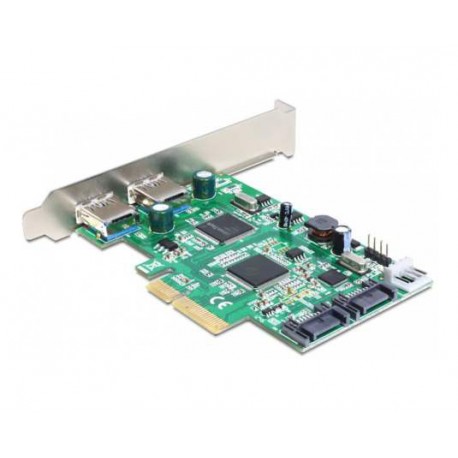 Kartica PCI Express USB 3.0 2xA + 2xSATA III, Delock
